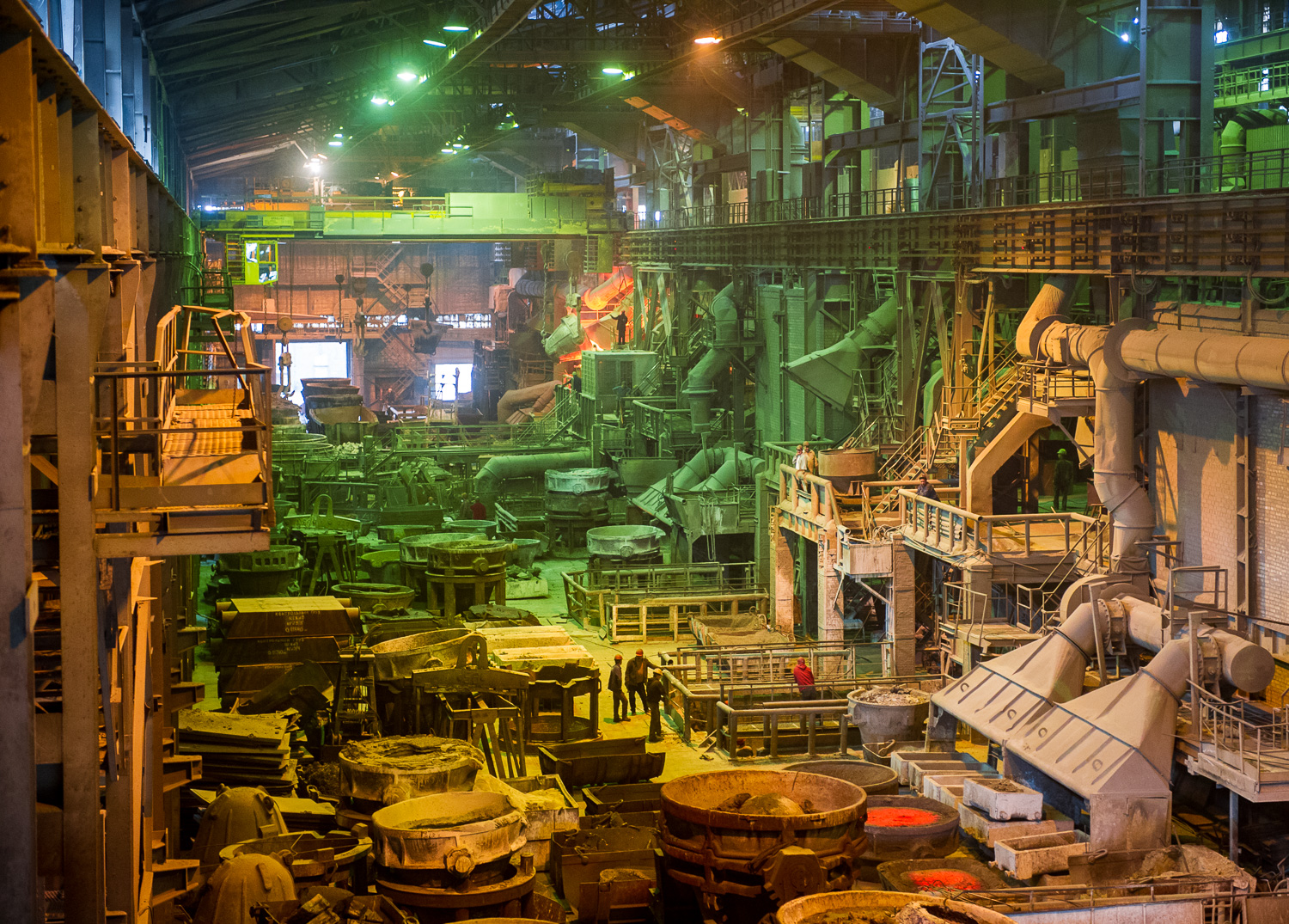 Inside Zaporizhzhya Ferroalloy factory
