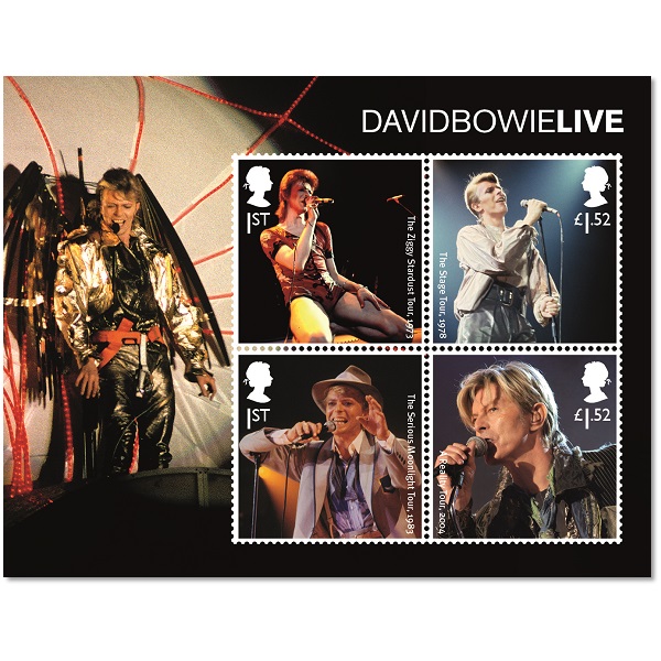 Британская почта издаст марки с обложками альбомов Дэвида Боуи. Марки с концертами. Интернет — birdinflight.com