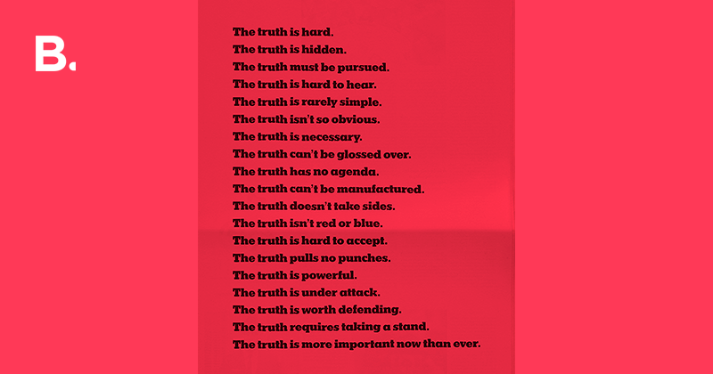 The New York Times Commercial about the Truth Has Five Million Views ...
