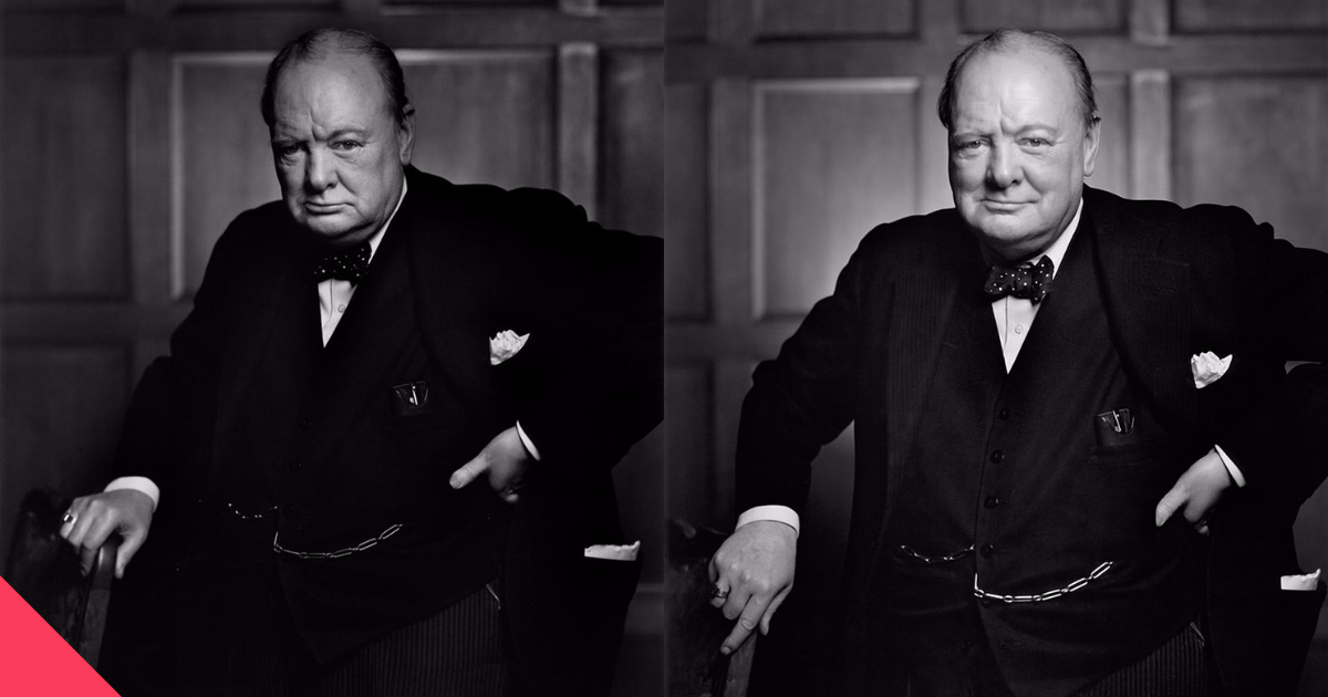 Уинстон Черчилль. Портрет Уинстона Черчилля - 1. Портрет Уинстона Черчилля - 2.