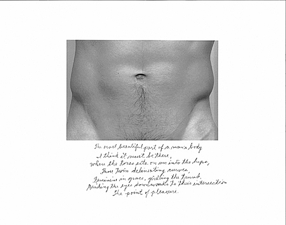 The Most Beautiful Part of a Man's Body, 1986