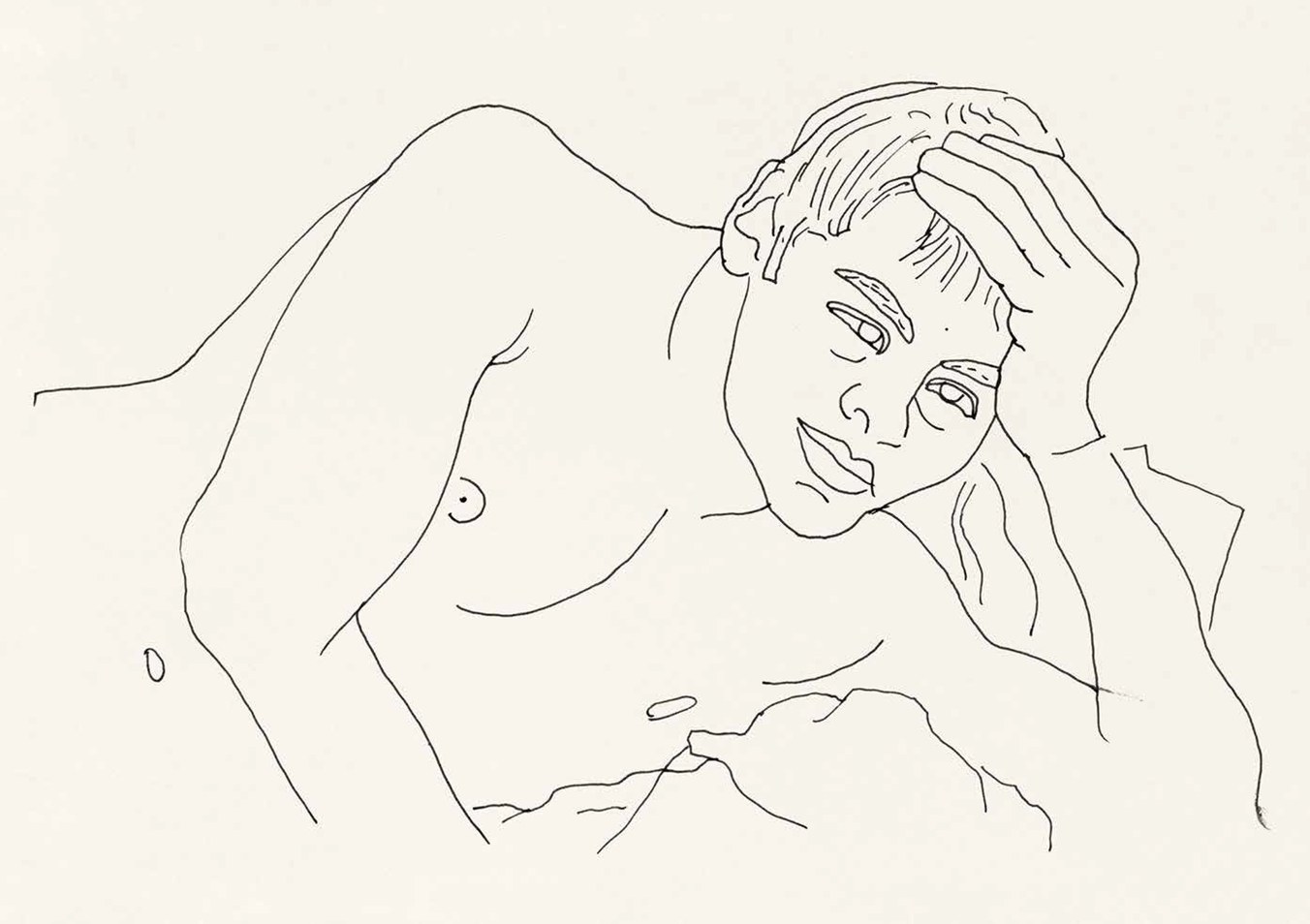1991, ink on paper. Walter Pfeiffer. Courtesy of Edition Patrick Frey.