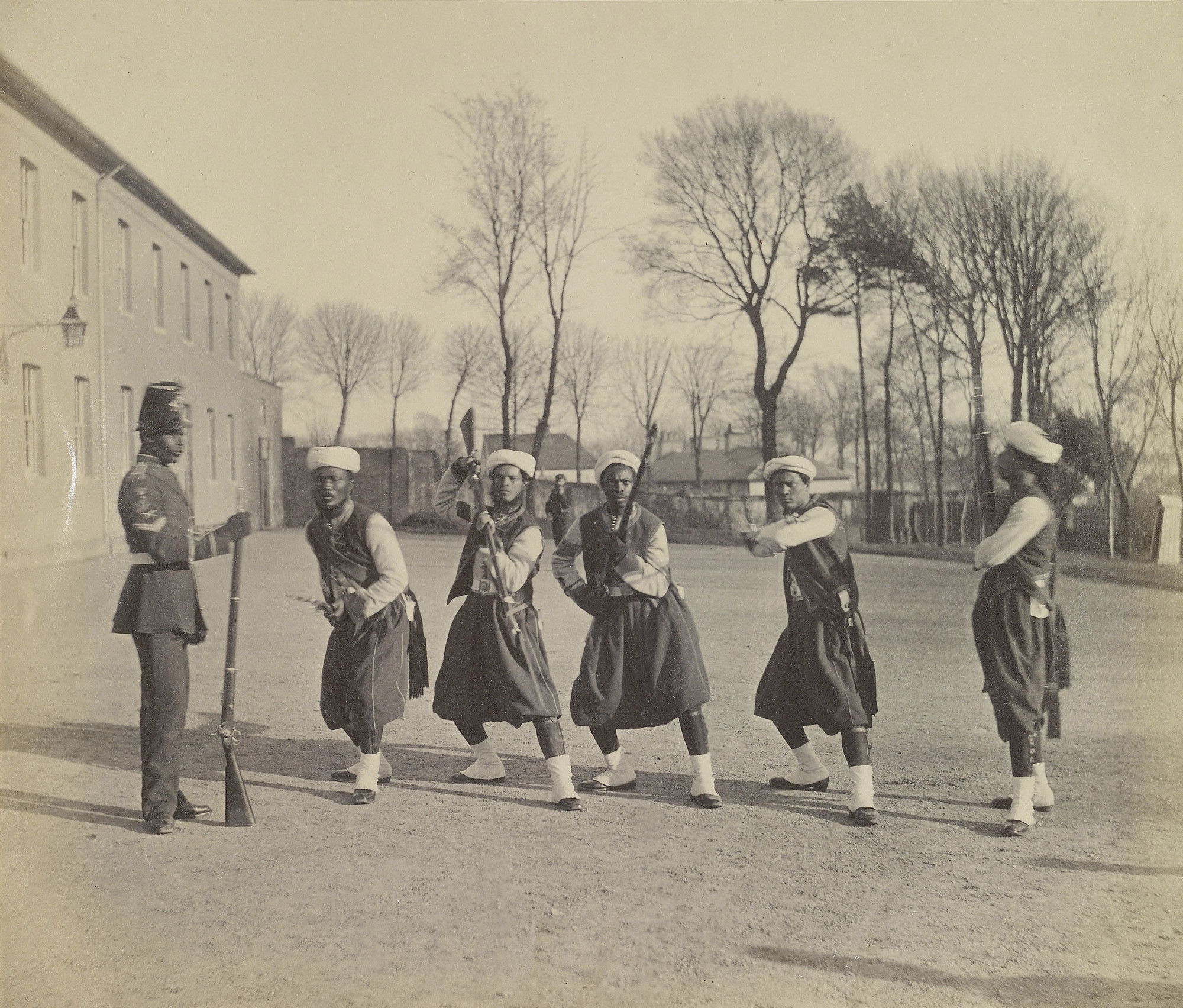 Serjeants of West Indian regiments at Hythe