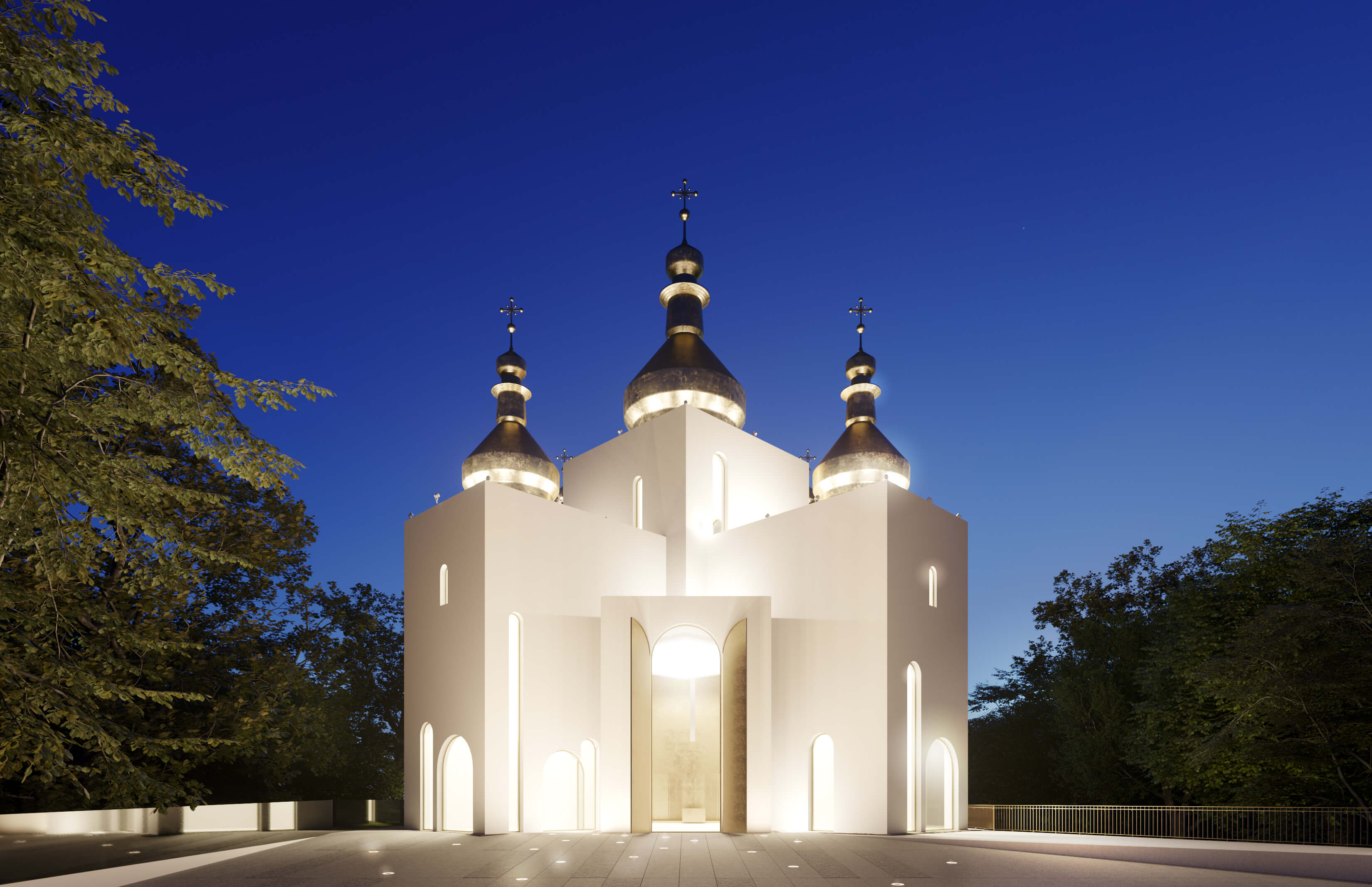 Современная церковь архитектура Украина
