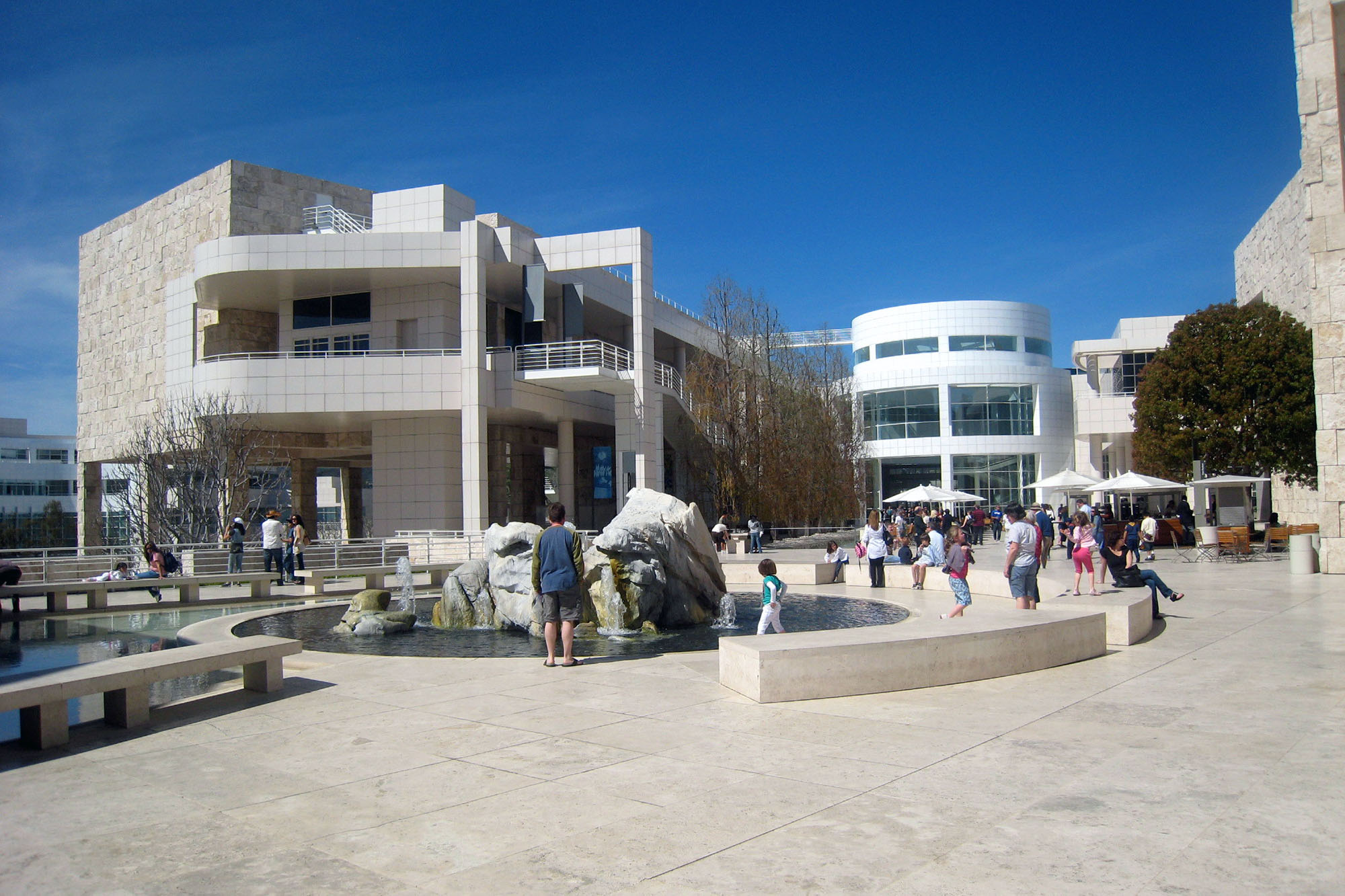 Richard Meier Ричард Мейер Центр Гетти в Лос-Анджелесе