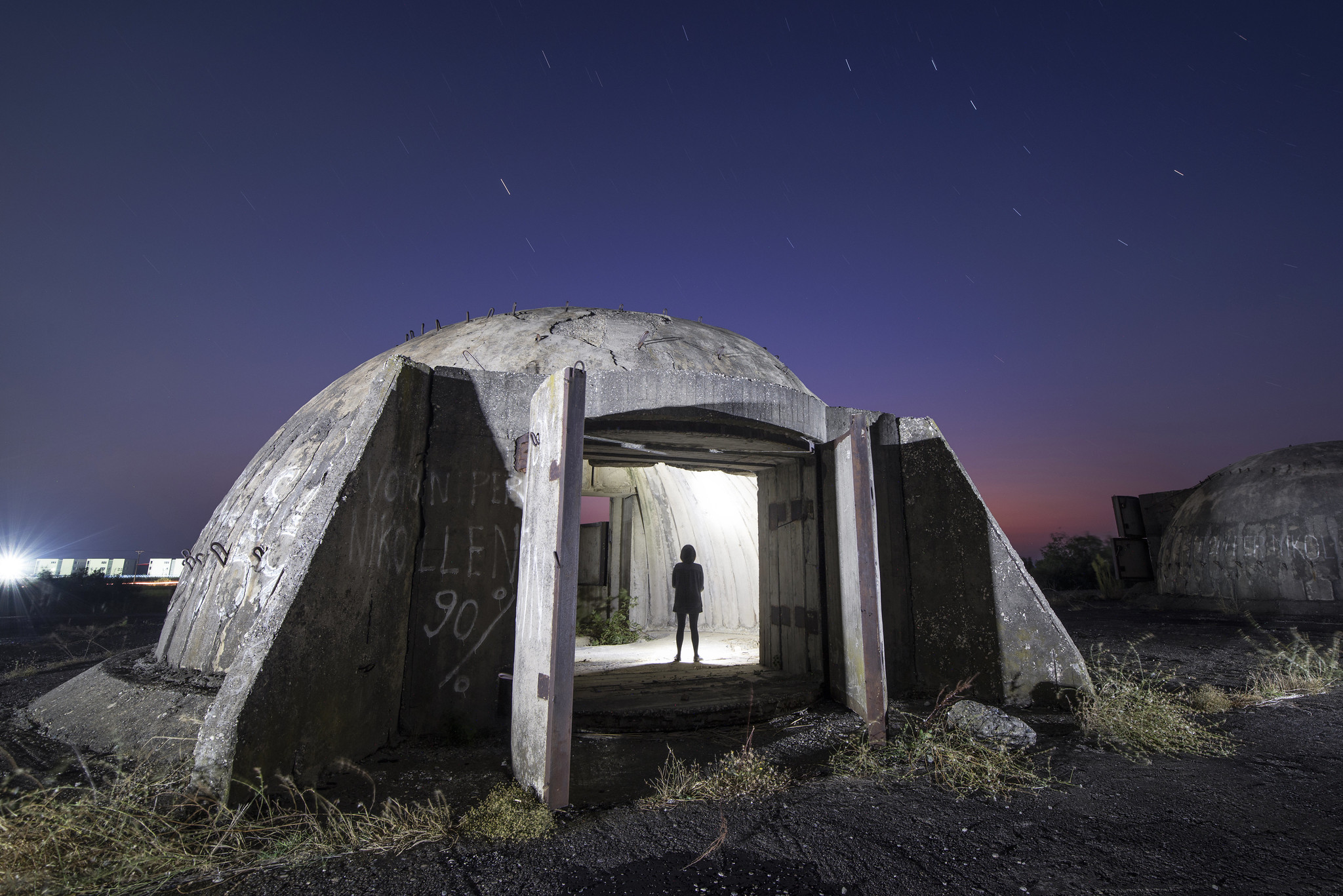 Бункер в Тале, Албания, фотограф Сяо Янг, Xiao Yang Eternal monuments in the dark