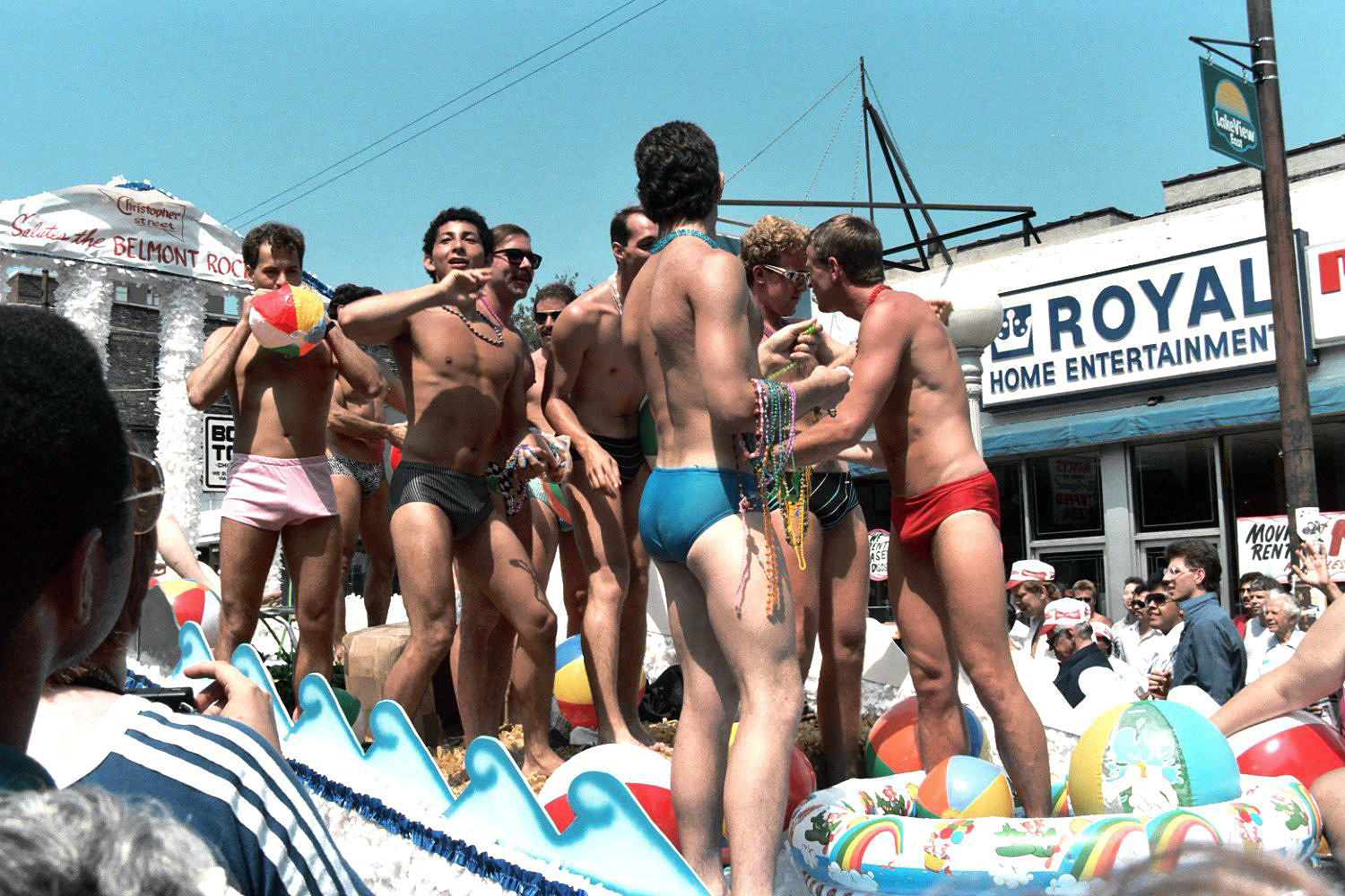 lgbt_aids парад геев и лесбиянок в Чикаго в 1985
