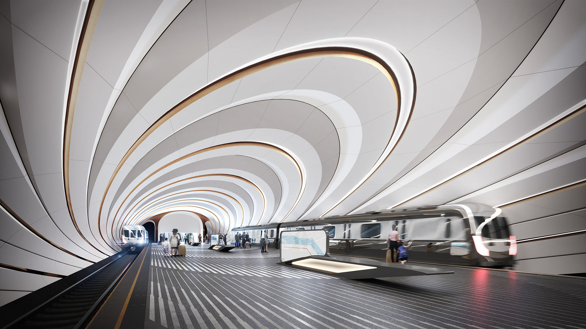 5_ZHA_Dnipro Metro Stations_Render by ATCHAIN
