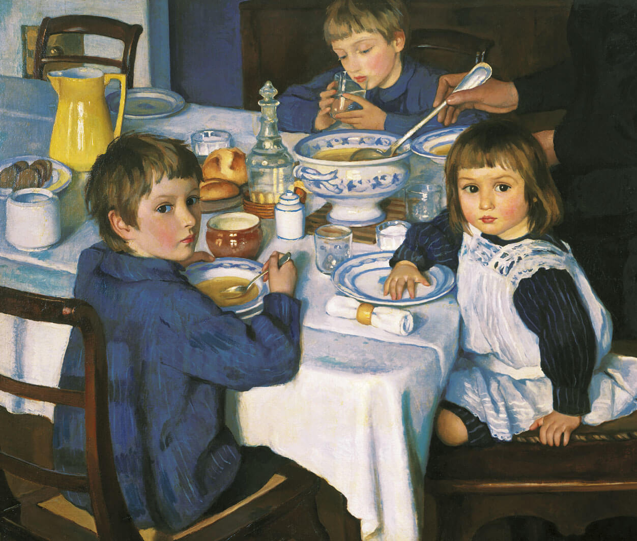 «За сніданком»‎, 1914 рік