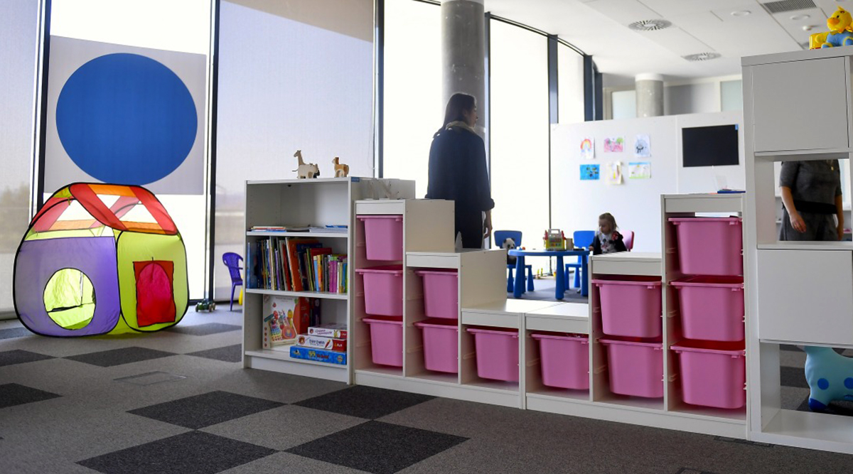Центр для біженців у Східній Європі. Фото: IKEA