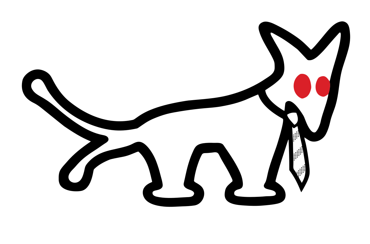 Логотип Партії двохвостого собаки. Фото: Wikimedia Commons