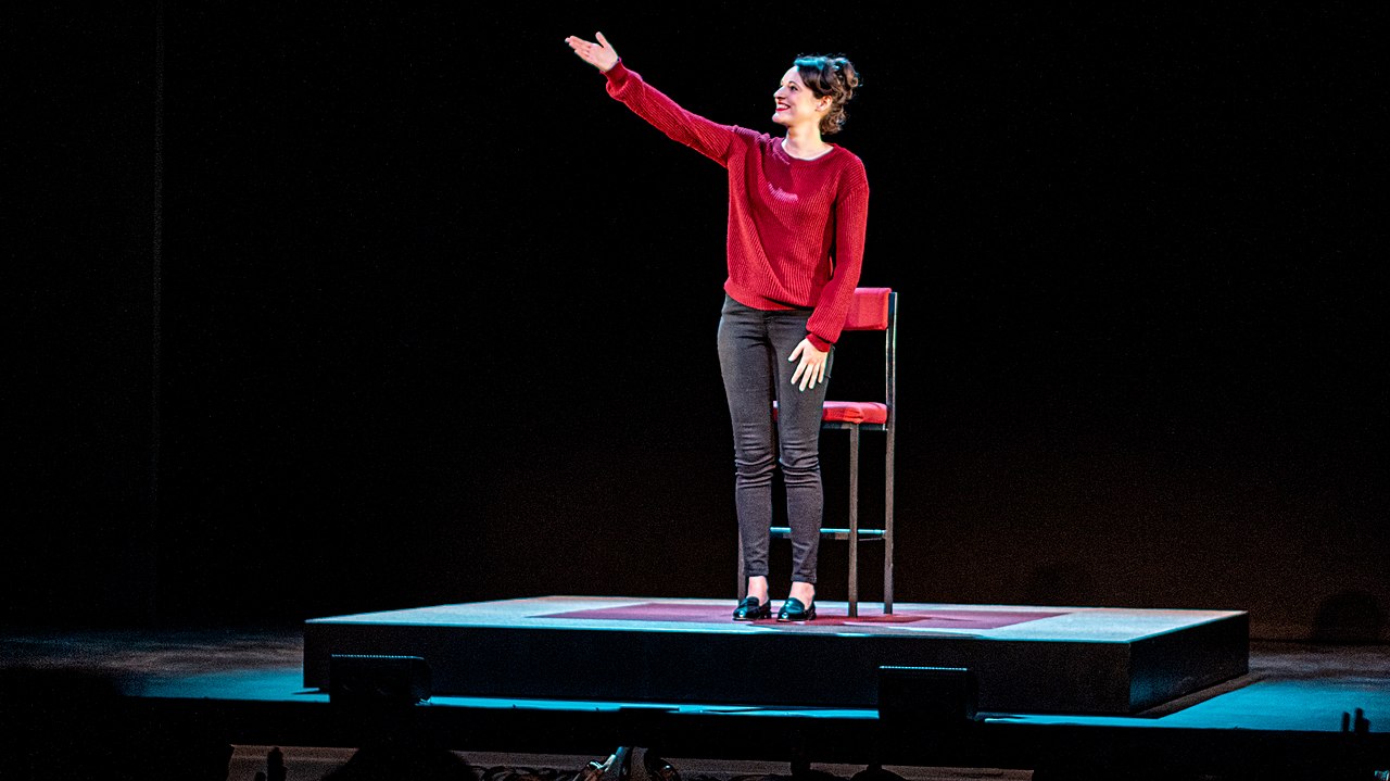 Фібі Воллер-Брідж на сцені театру Віндхема, 2019 рік. Фото: Wikimedia Commons